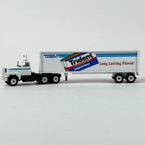 Winross Vintage 1988 Tractor Trailer Warner Lambert Trident Listerine Ford 9000